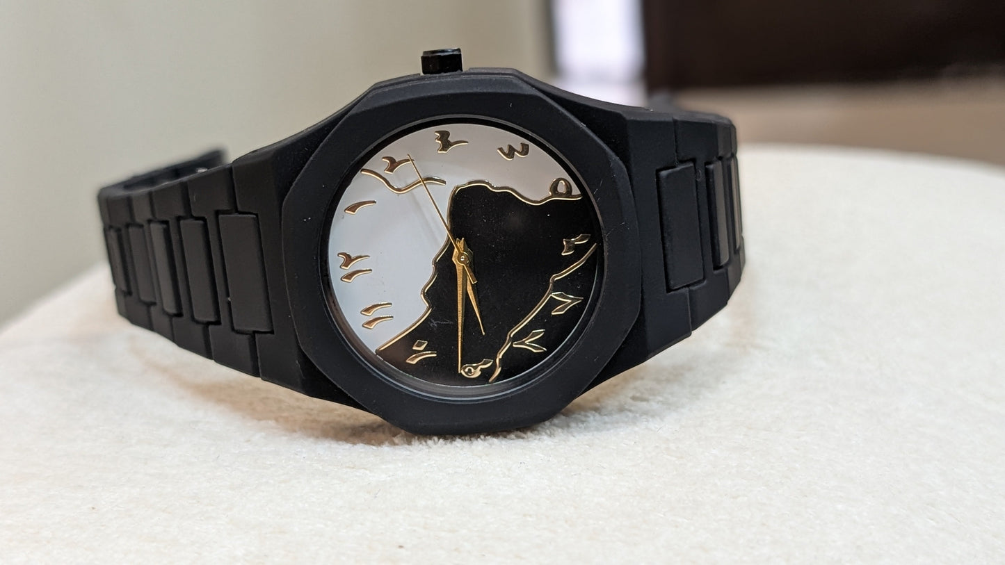 Black Classic Arabic Aura β Marble Storm Edition