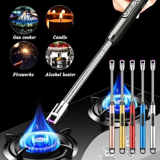 Multipurpose Portable Rechargeable Electric Lighter for Everyday Home and Kitchen Outdoor Use