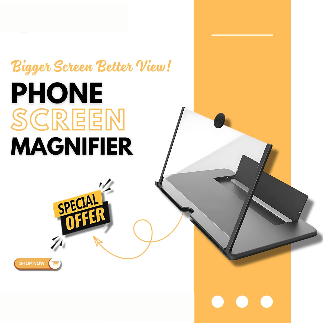 3D HD Phone Screen Magnifier – Eye Protection Display (Pack of 2)