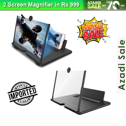 3D HD Phone Screen Magnifier – Eye Protection Display (Pack of 2)