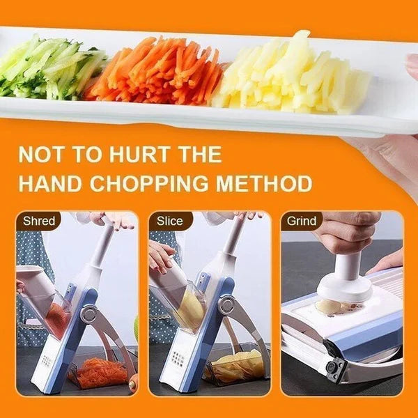 Imported Multifunctional Chopping Artifact, Good for Cutting, Mashing and Silicing, Save Time and Effort